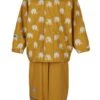 CeLaVi Regenanzug Maisgelb Mit Weissen Elefanten Set Regenhose + Regenjacke