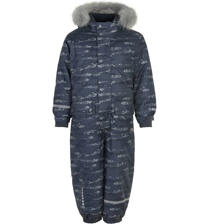 Minymo Jungen Schneeanzug Ombre Blue Pattern Herringbone 1 Minymo Jungen Schneeanzug Ombre Blue Pattern Herringbone