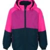 Color Kids Mädchen Winterjacke Pink/navy Skijacke Wasserdicht