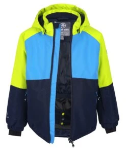 Color Kids Jungen Winterjacke Skijacke Blue/lime Wasserdicht -Kinderbekleidungsgeschäft 740689 7280 C 1280x1280