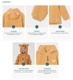 Mini A Ture X Affenzahn Fleecejacke Anno Koala Hellrosa -Kinderbekleidungsgeschäft Affenzahn Fleece Jacke Anno Funktionen 1280x1280 1