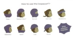 Affenzahn Loop BÄR Blau Leichter Kinder Schlauchschal Schlupfschal -Kinderbekleidungsgeschäft Affenzahn Loop Schlauchschal 6 1280x1280