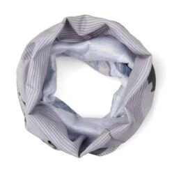 Affenzahn Loop HUND Grau Leichter Kinder Schlauchschal Schlupfschal -Kinderbekleidungsgeschäft Affenzahn Loopscarf Dog 02 1280x1280