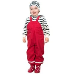 BMS Atmungsaktiv Kinder Regenlatzhose Matschhose Mit Trägern -Kinderbekleidungsgeschäft BMS Regenhose atmungsaktiv rot T559 300 1280x1280 1