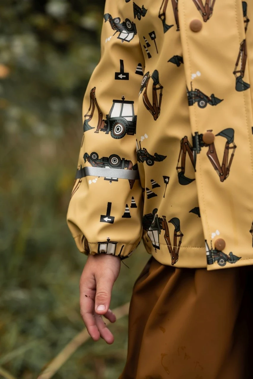 CeLaVi Regenset Traktor Baggerlader Zweiteiler Regenanzug Strohgelb/schwarz 5 CeLaVi Regenset Traktor Baggerlader Zweiteiler Regenanzug Strohgelb/schwarz – Bild 5