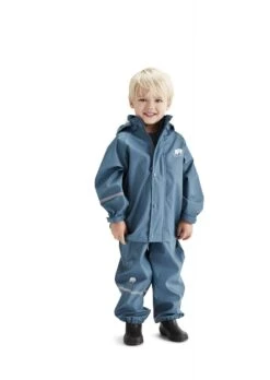 CeLaVi Regenanzug Petrol Jeansblau Regenhose + Regenjacke -Kinderbekleidungsgeschäft Celavi petrol 1145 717 2 1280x1280