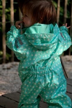 Ducksday Regenanzug Ben Türkis Regenoverall -Kinderbekleidungsgeschäft Ducksday rainsuit ben tuerkis4 1280x1280