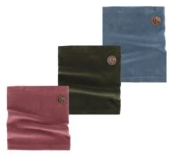 Gullkorn Fleece Halswärmer Schlauchschal Mørk