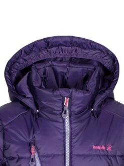 Kamik LYLA Mädchen Thermo Steppmantel Lila Extra Warm -Kinderbekleidungsgeschäft Kamik V6 6666 LYLA grape 5 1280x1280