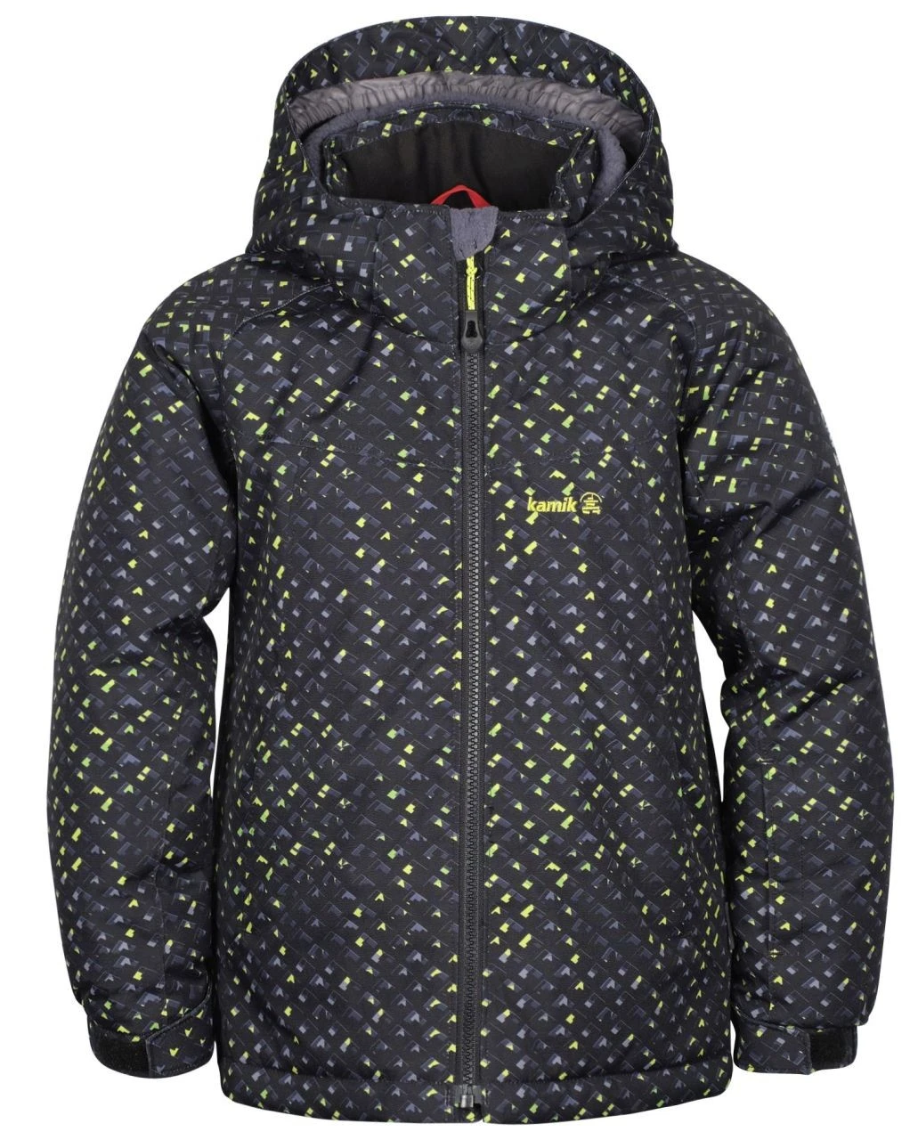 Kamik BENNON NON STOP Kinder Thermo Winterjacke Schwarz 1 Kamik BENNON NON STOP Kinder Thermo Winterjacke Schwarz