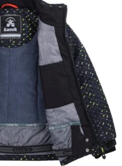 Kamik BENNON NON STOP Kinder Thermo Winterjacke Schwarz 11 Kamik BENNON NON STOP Kinder Thermo Winterjacke Schwarz -Kinderbekleidungsgeschäft Kamik V6 6873 BENJI NON STOP black 7 1280x1280