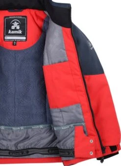 Kamik BOWEN Rot/dunkelgrau Kinder Winterjacke 10 Kamik BOWEN Rot/dunkelgrau Kinder Winterjacke -Kinderbekleidungsgeschäft Kamik V6 6874 BOWEN red charcoal 7 1280x1280