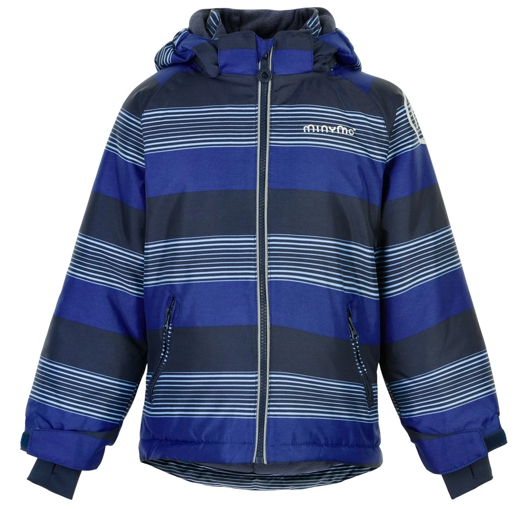 MINYMO Jungen Winterjacke Placid Blue Stripes 1 MINYMO Jungen Winterjacke Placid Blue Stripes