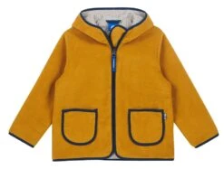 Finkid Tonttu Harvest Gold/navy Kinder Fleecejacke