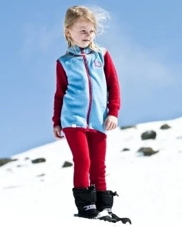 Woolpower Kids Lange Unterhose Ziegelrot Leggings Long Johns 200 2 Woolpower Kids Lange Unterhose Ziegelrot Leggings Long Johns 200 – Bild 2