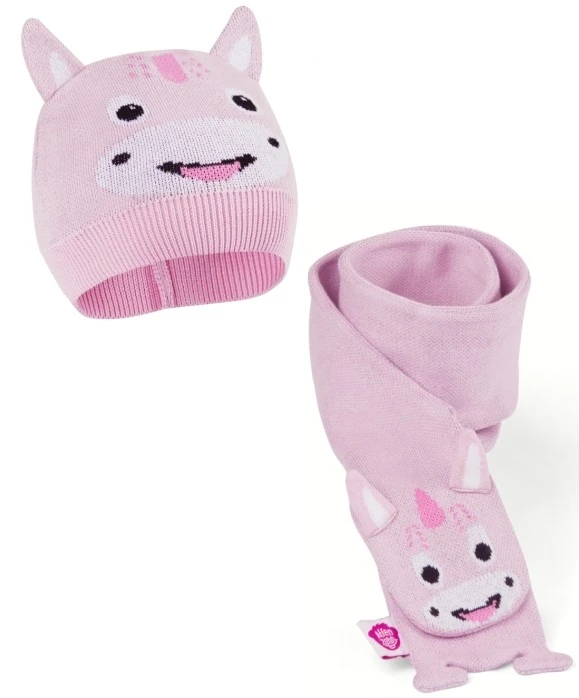 Affenzahn Mütze & Schal Set EINHORN Im Geschenkkarton 2 Affenzahn Mütze & Schal Set EINHORN Im Geschenkkarton – Bild 2