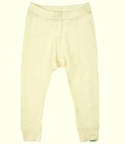 Celavi Baby Leggins Aus Wolle Offwhite Natur