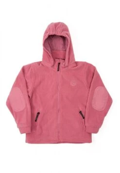 BMS Fleecejacke Cerise Rosa Antarctic-Fleece Mit Kapuze