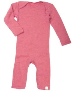 Celavi Overall Wolle Pink Melange