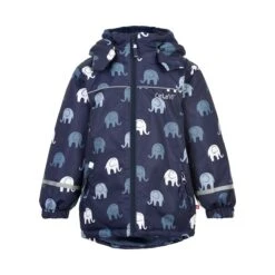 CELAVI Jungen Winterjacke Dunkelblau Mit Elefanten Outdoorjacke -Kinderbekleidungsgeschäft celavi jacke 330303 navy 1280x1280