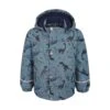 CELAVI Winterjacke Dino Outdoorjacke Jeansblau Wasserdicht