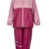 CeLaVi Mädchen Regenanzug Dry Rose/berry Set Regenhose + Regenjacke