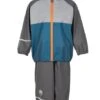 CeLaVi Jungen Regenanzug Graphit/vallerta Blau Set Regenhose + Regenjacke