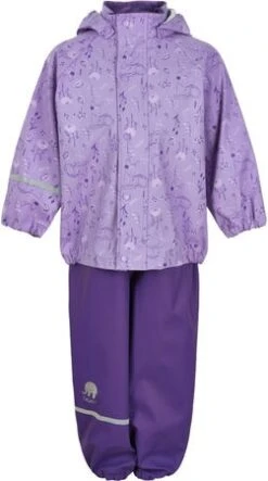 CeLaVi Mädchen Regenanzug Blumen Flieder + Rehe -Kinderbekleidungsgeschäft celavi regenanzug rehe 1280x1280