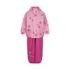 CeLaVi Mädchen Regenanzug Elefanten Pink/gold Set Regenhose + Regenjacke