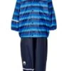 CeLaVi Regenanzug Blockstreifen Navy Set Regenhose + Regenjacke