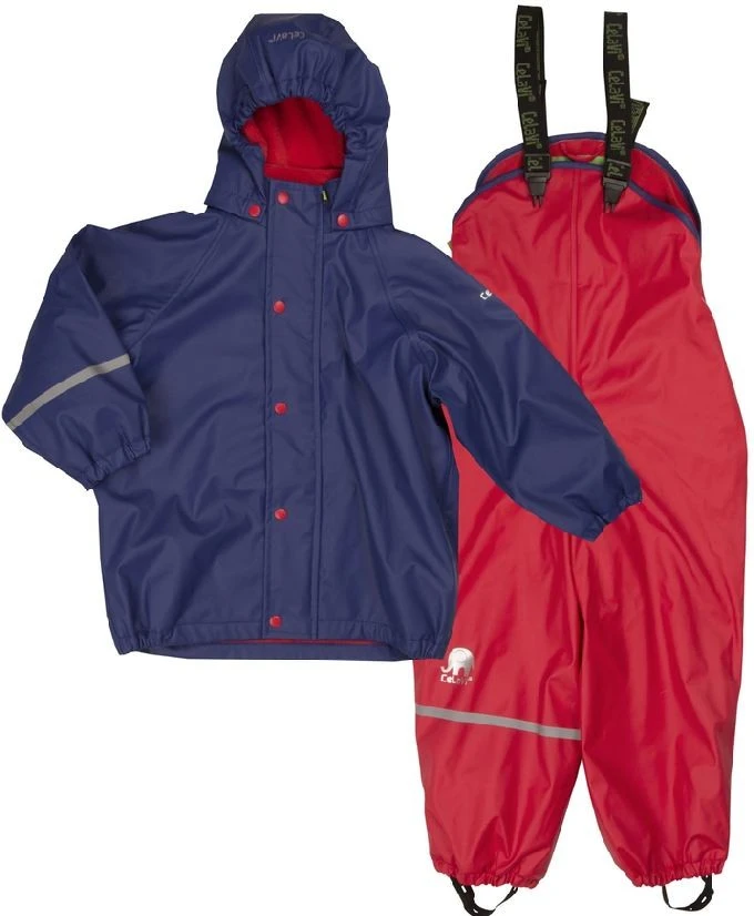 CeLaVi Thermo Regenset Purple / Rot Zweiteiler Mit Fleecefutter 1 CeLaVi Thermo Regenset Purple / Rot Zweiteiler Mit Fleecefutter