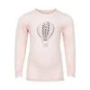 Celavi Wollshirt Apricot-rosa Mit Ballon Unterhemd Merino Schurwolle