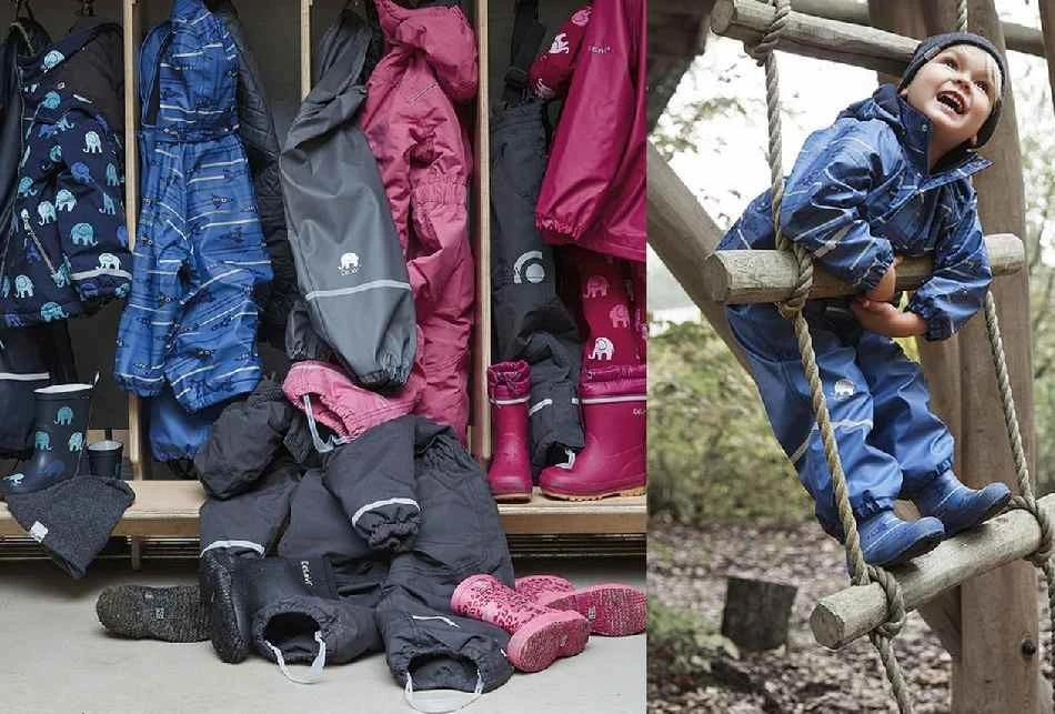 CeLaVi Thermo Regenhose + Regenjacke Kombi Winter Regenanzug Rakete Blau 3 CeLaVi Thermo Regenhose + Regenjacke Kombi Winter Regenanzug Rakete Blau – Bild 3