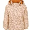 CELAVI Winterjacke Blümchen Outdoorjacke Peach Whip Wasserdicht
