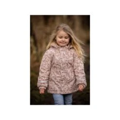 CELAVI Winterjacke Blümchen Outdoorjacke Peach Whip Wasserdicht -Kinderbekleidungsgeschäft celavi winterjacke bluemchen peach 1 1280x1280