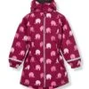 CELAVI Winterjacke Beet Red / Rose Elephants Outdoorjacke Atmungsaktiv