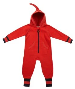 Ducksday Fleeceoverall BAGY Rot/blau Heißluftballon