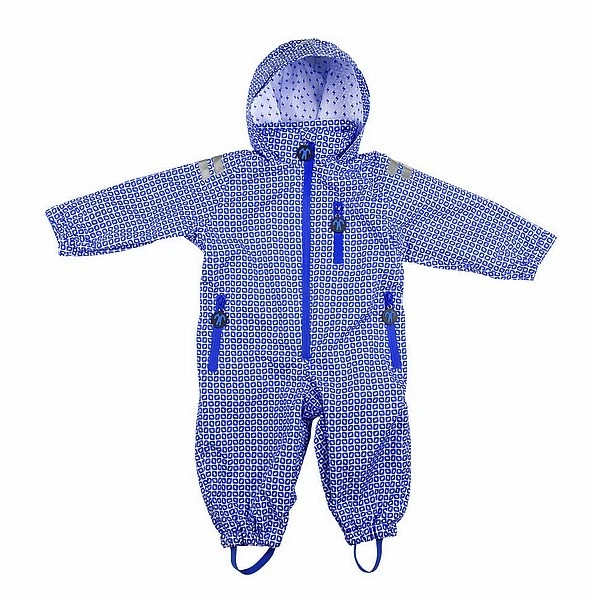 Ducksday Atmungsaktiver Regenanzug Regenoverall Funky Blue 1 Ducksday Atmungsaktiver Regenanzug Regenoverall Funky Blue