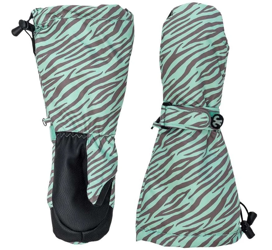 Ducksday Thermo Handschuhe Okapi Zartgrün/braun 1 Ducksday Thermo Handschuhe Okapi Zartgrün/braun