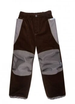 Finkid Cordhose KUU Choco/elephant Outdoorhose Knieverstärkt