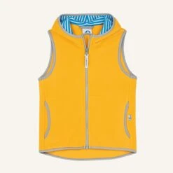 Finkid POPPELI Fleeceweste Yellow/storm