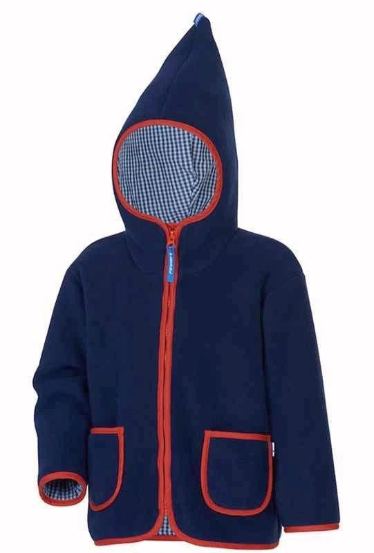 Finkid Tonttu Navy/red Fleecejacke / Zip-In Fleece Jacke Mit Kapuze 1 Finkid Tonttu Navy/red Fleecejacke / Zip-In Fleece Jacke Mit Kapuze