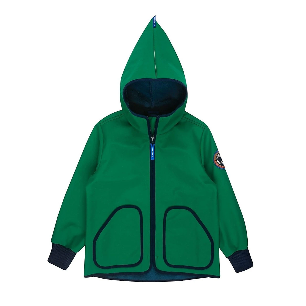 Finkid TOVE SHELL Softshelljacke Leaf/navy 2 Finkid TOVE SHELL Softshelljacke Leaf/navy – Bild 2