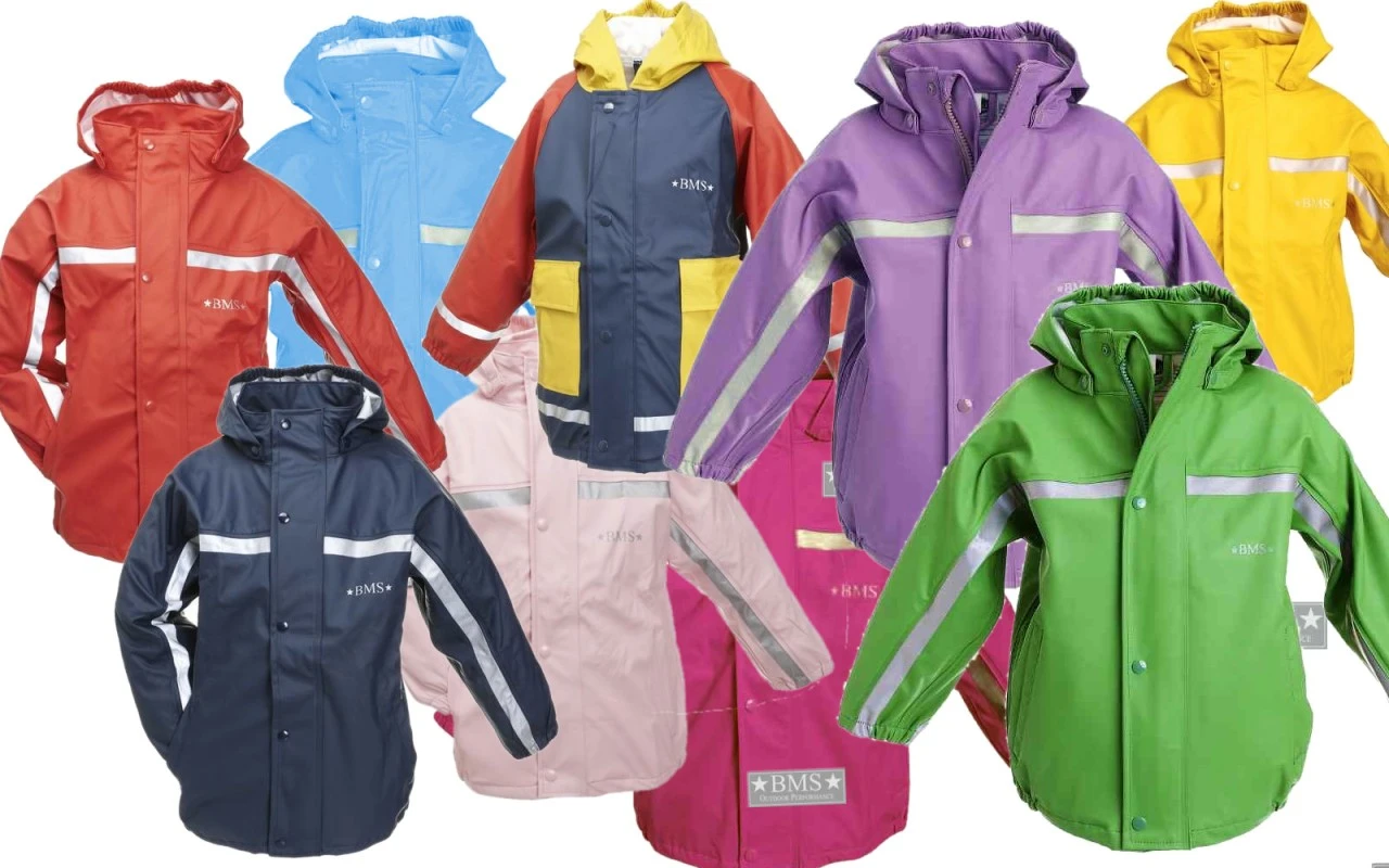 BMS Kinder Regenjacke Softskin Wasserdicht 2 BMS Kinder Regenjacke Softskin Wasserdicht – Bild 2