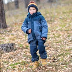 Finkid KALLE HUSKY Kinder Outdoorhose Mit Fleecefutter -Kinderbekleidungsgeschäft kalle husky denim 1 1280x1280