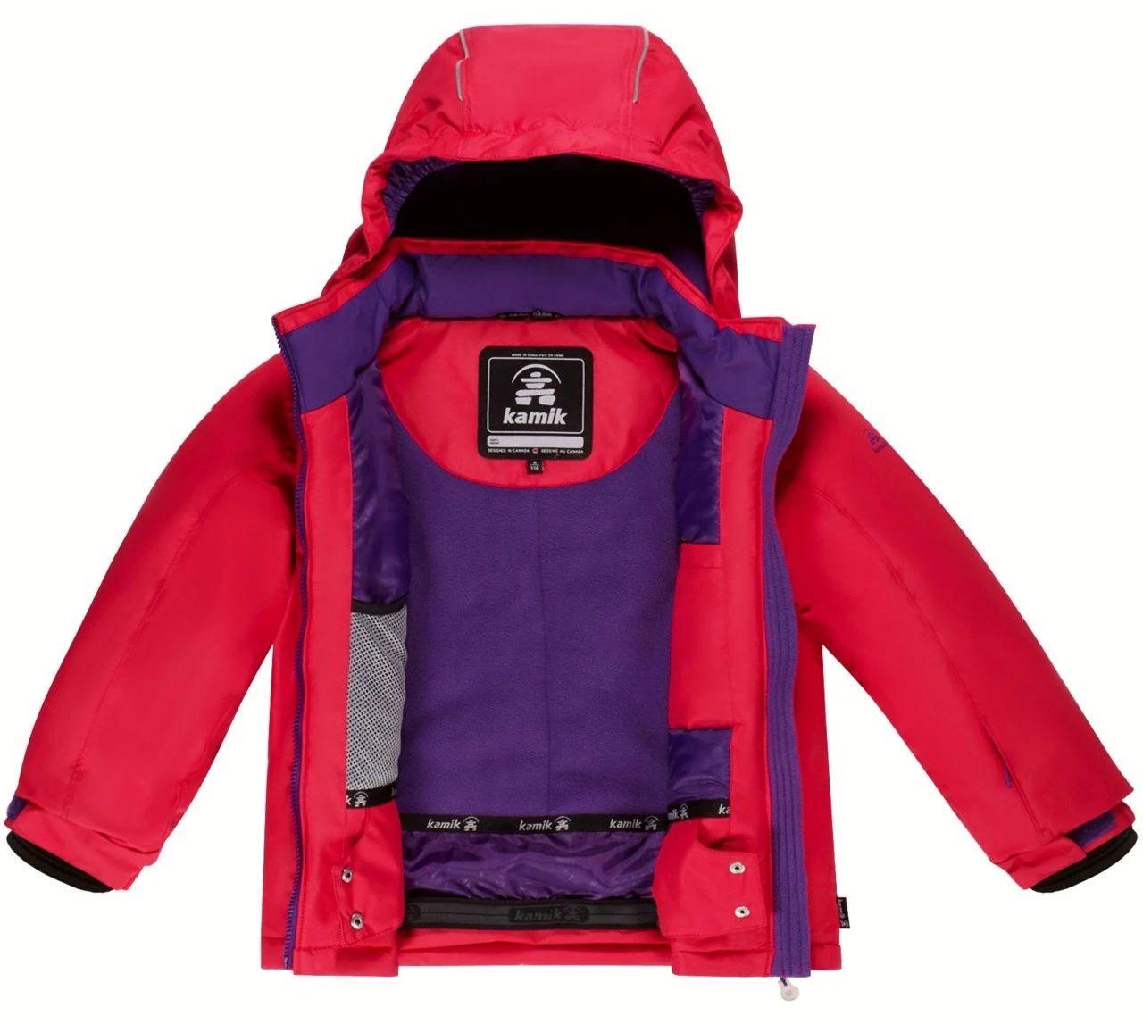 Kamik Mädchen Winterjacke Aura Pink Outdoorjacke Für Waldkinder 2 Kamik Mädchen Winterjacke Aura Pink Outdoorjacke Für Waldkinder – Bild 2