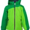 KAMIK Regenjacke Zip-In System Outdoorjacke Lime / Grün / Violett