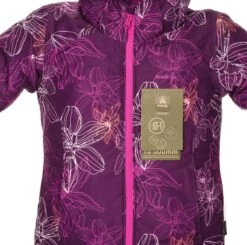 Kamik Mädchen Winterjacke Tallie Lila/pink Flowers Wasserdicht -Kinderbekleidungsgeschäft kamik tallieleil 1 1280x1280