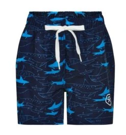 Color Kids Jungen Badeshorts Haifische Beach Bermuda