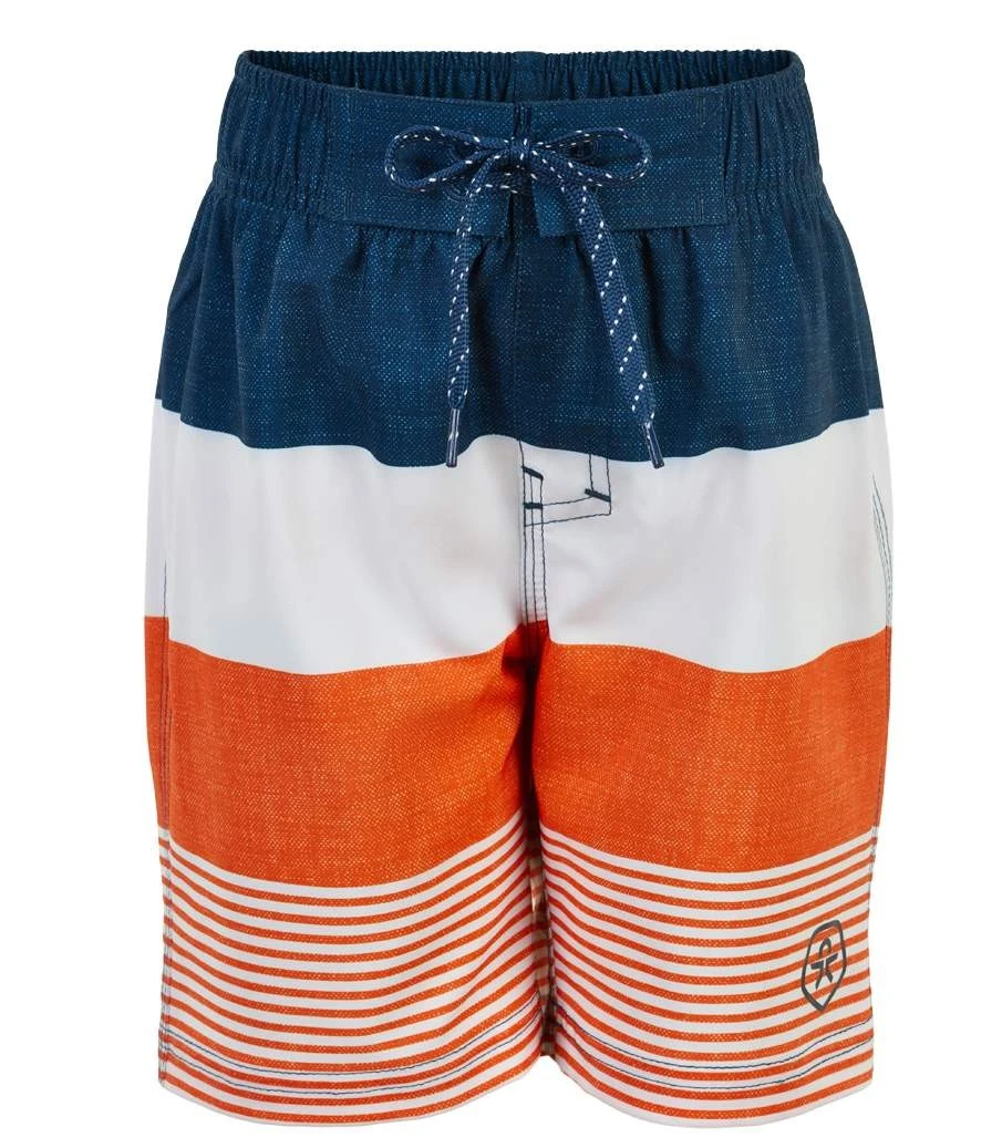 Color Kids NELTA Marine/orange Kinder Badeshorts Beach Bermuda 1 Color Kids NELTA Marine/orange Kinder Badeshorts Beach Bermuda